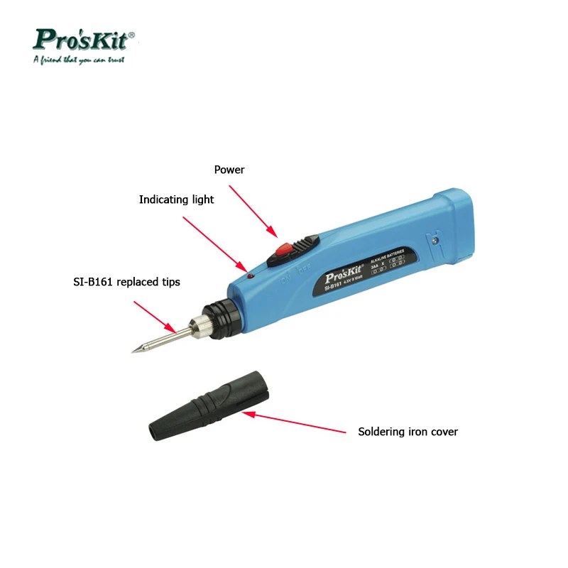 SI-B161 портативный аккумулятор Электрический паяльник 9 Вт Ремонт сварочных инструментов для точной сварки и электронных