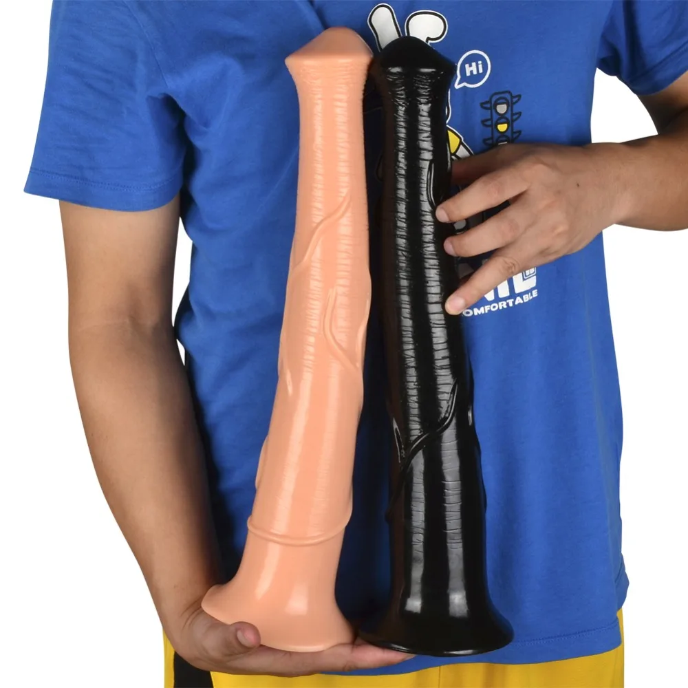 Super Long Horse Dildo Huge Big Animal Dildo Animal Soft Suction Cup Dildo Giant Dildos Penis Large Adult Sex Toys For Woman