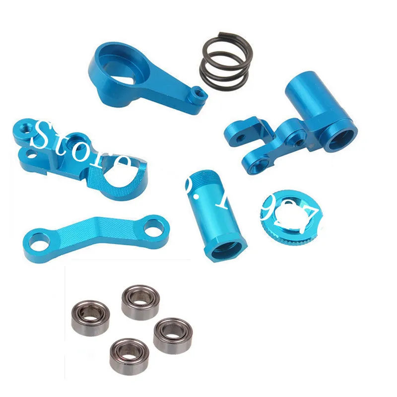 

1/10 TRX Slash 4x4 Parts #6845X Anodized RC SLA008 Steering Bellceanks/ Servo Saver/ Saver Spring Retainer Bearing 5x8x2.5mm