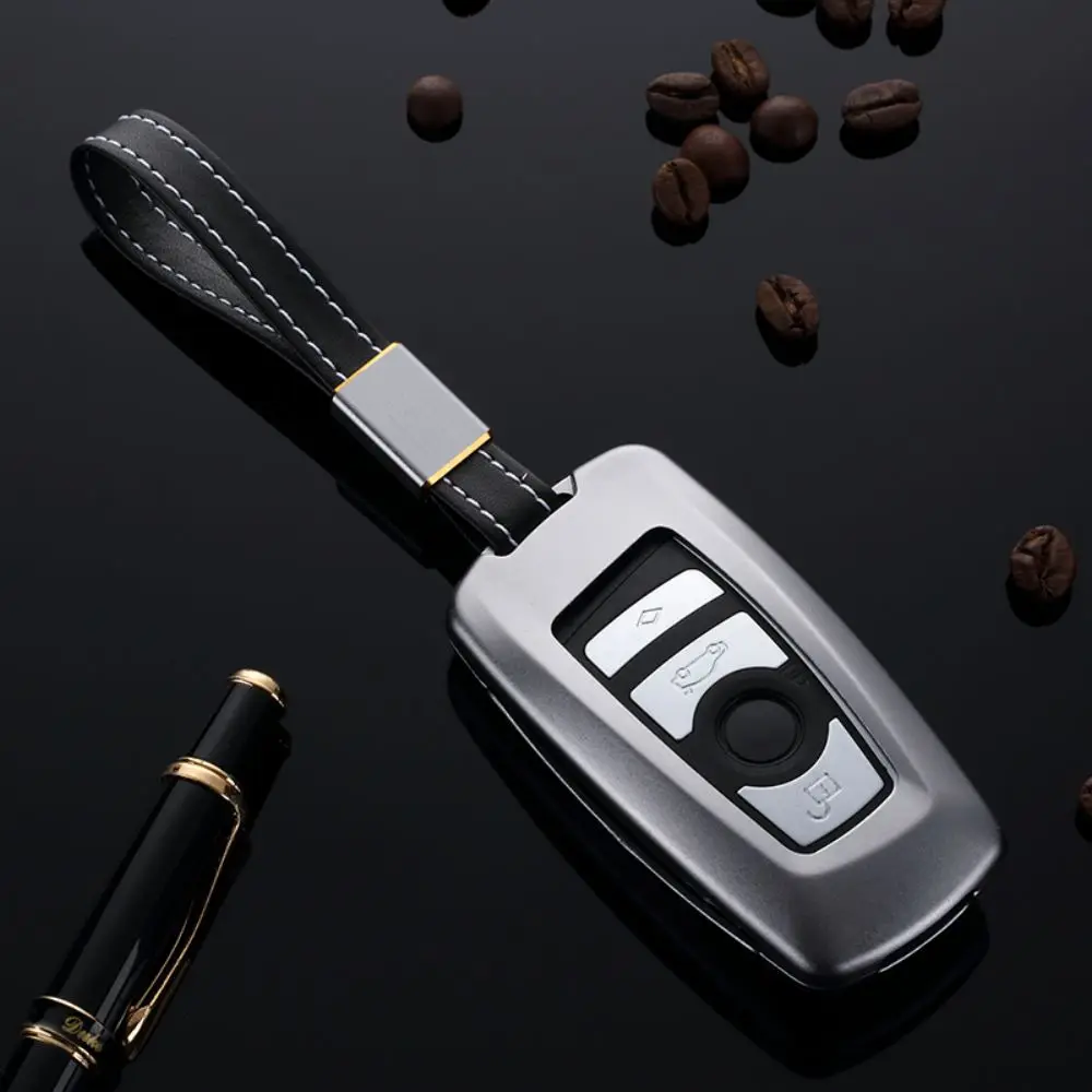 

ATOBABI Hollow Aluminum Alloy Car Key Cover Case Fob Frame For BMW 520 525 730li 740 118 320i 1 3 5 7 Series X3 X4 M3 M4 M5