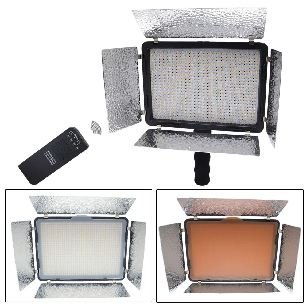 US $322.00 2pcs Mcoplus LED720 BiColor LED Light 720PCS LED Lamp 3200K7500K 4700LM Video Light For Canon Nikon Cameras