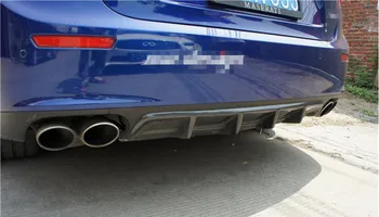 

Carbon Fiber Car Rear Bumper Spoiler Lip, Auto Car Rear Bumper Diffuser Cover Fits For Maserati Ghibli 2014 2015 2016 2017