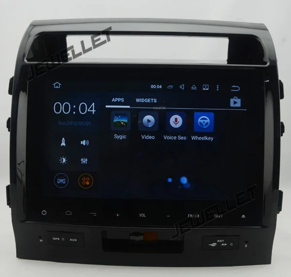 Top 9" 10.1" Quad core Android 9.0 Car DVD GPS radio Navigation for Toyota Land cruiser Roraima 2008-2015 4