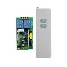 200 -- 3000 m AC85V 110 V 220 V 250 V 2 canais sem fio rf interruptor de controle remoto controle remoto interruptor de iluminação de energia