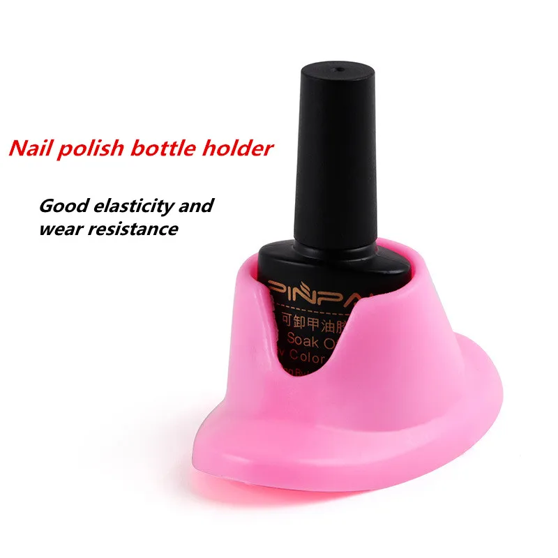 100 шт лак для ногтей, маникюра Наклонный Держатель инструмент(случайный цвет