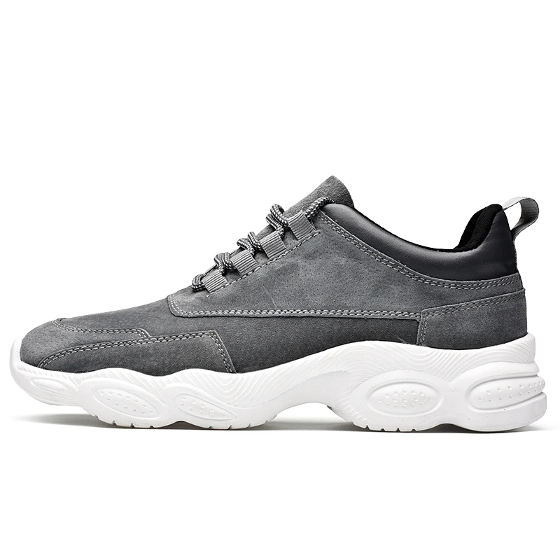 New Winter Men Running Shoes Height Increasing Men Sneakers Sport Shoes Suede Leather Walking Shoes New Winter Men Running Shoes Height Increasing Men Sneakers Sport Shoes Suede Leather Walking Shoes