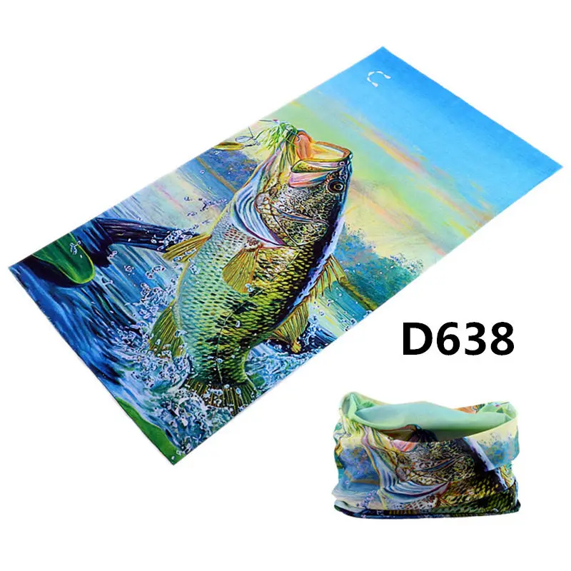 cheap Julius Erving 2017 Fashion Fish Seamless Microfiber Multifunctional Outdoor Bandana Custom Seamless Magic Scarf Bandana