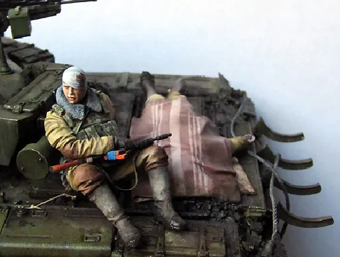 

1/35 Scale Modern Russian army soldiers Chechen war soldiers Resin Models Free Shipping