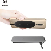 Baseus Qi Беспроводное зарядное устройство приемник для iPhone 7 6 6S Беспроводная зарядка рецептор адаптер для samsung Xiaomi Phone Ricevitore