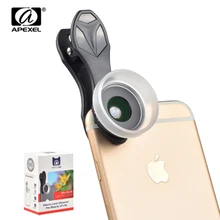 Apexel Универсальный 15x Супер Макро Объективы мобильного телефона Объективы для фотокамер для iPhone 6, 6 plus, samsung Galaxy S7 s7 edge s8 plus