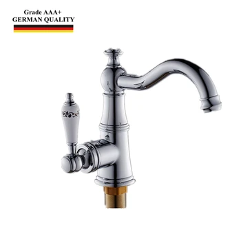 Temkunes Basin Faucet for Bathroom Sink Deck Mounted Single Handle Table Chrome Finishing Tap Mixer torneira para banheiro Temkunes Basin Faucet for Bathroom Sink Deck Mounted Single Handle Table Chrome Finishing Tap Mixer torneira para banheiro