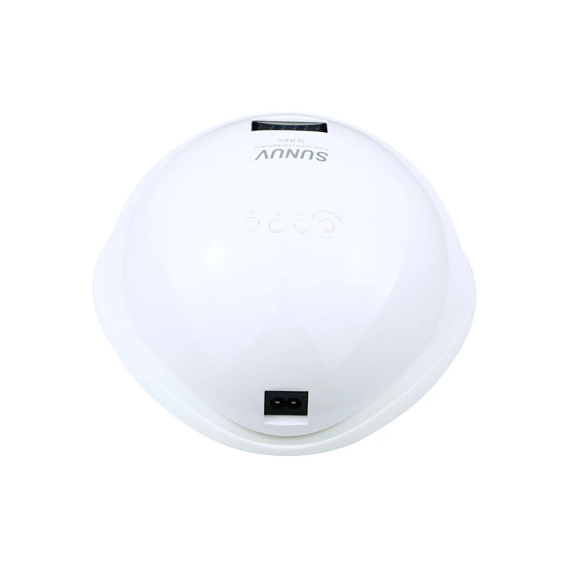  SUN5 48W LED&UV Lamp Double White Light Professional Nail Dryer For Gel Machine Sensor Timer Set Ge