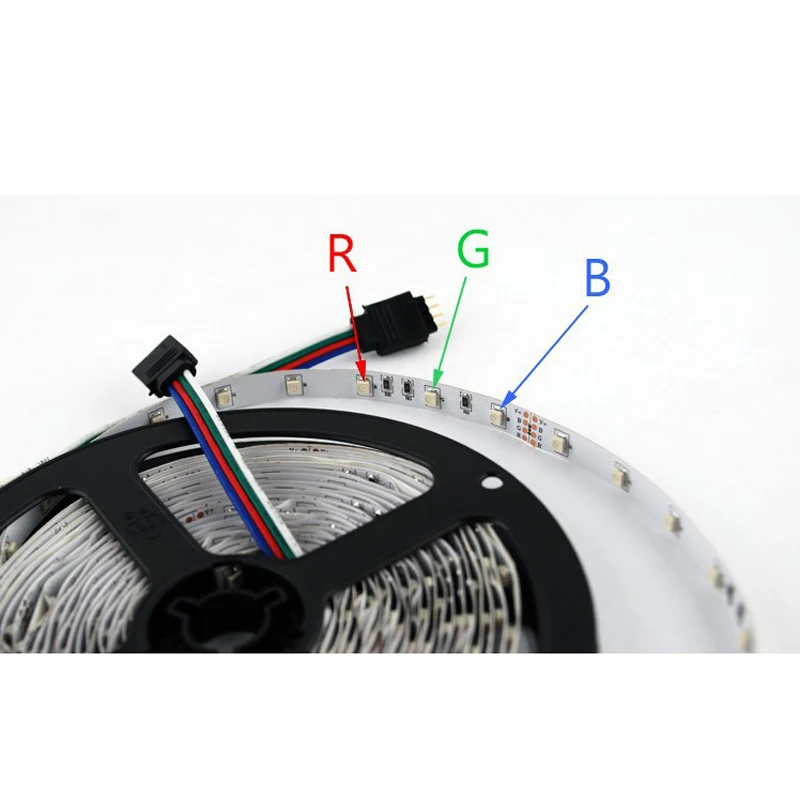 Светодиодная лента RGB 5 м 10 (2*5 м) SMD 3528 2835 светодиодный светильник с ИК пультом