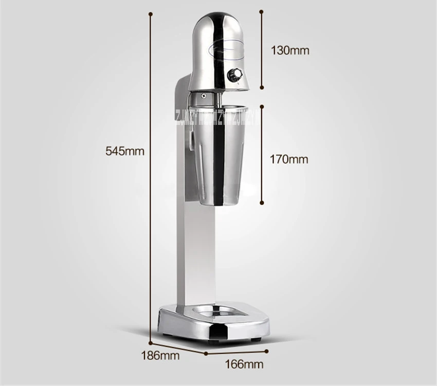 MS-1 коммерческих машина для молочных коктейлей Нержавеющая сталь электрическое молоко размешиватель для чая одной головы машина для