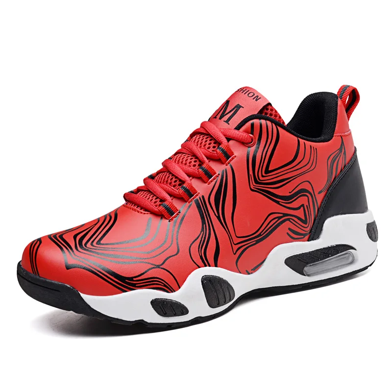 

Sufei New Arrival Men Basketball Shoes Breathable Anti-slip Air Outdoor Boots Athletic Sport Sneakers