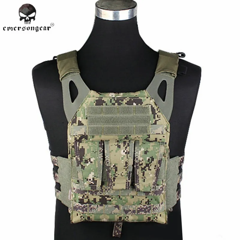 

EMERSON NJPC Seal Special Edition Vest Molle Military Tactical Hunting Vest with 3 Pouches Army Armor Combat Gear EM7355 AOR2