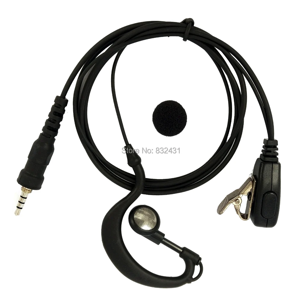 Earpiece Mic for Yaesu Vertex VX-6R VX-7R Walkie Talkie 3