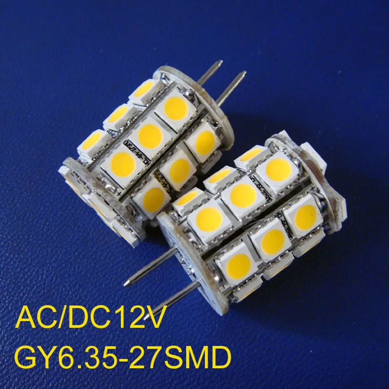 

High quality 12VAC/DC 5050 GY6.35 LED light,G6 LED bulb,led gy6 lamp 12v free shipping 10pcs/lot