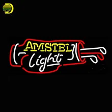 Amstel Light Golf Bag Beer Neon Sign Neon Bulb Handcrafted Glass Tube Sign Affiche Light Recreation Room Windows Cool Lamp 32×13
