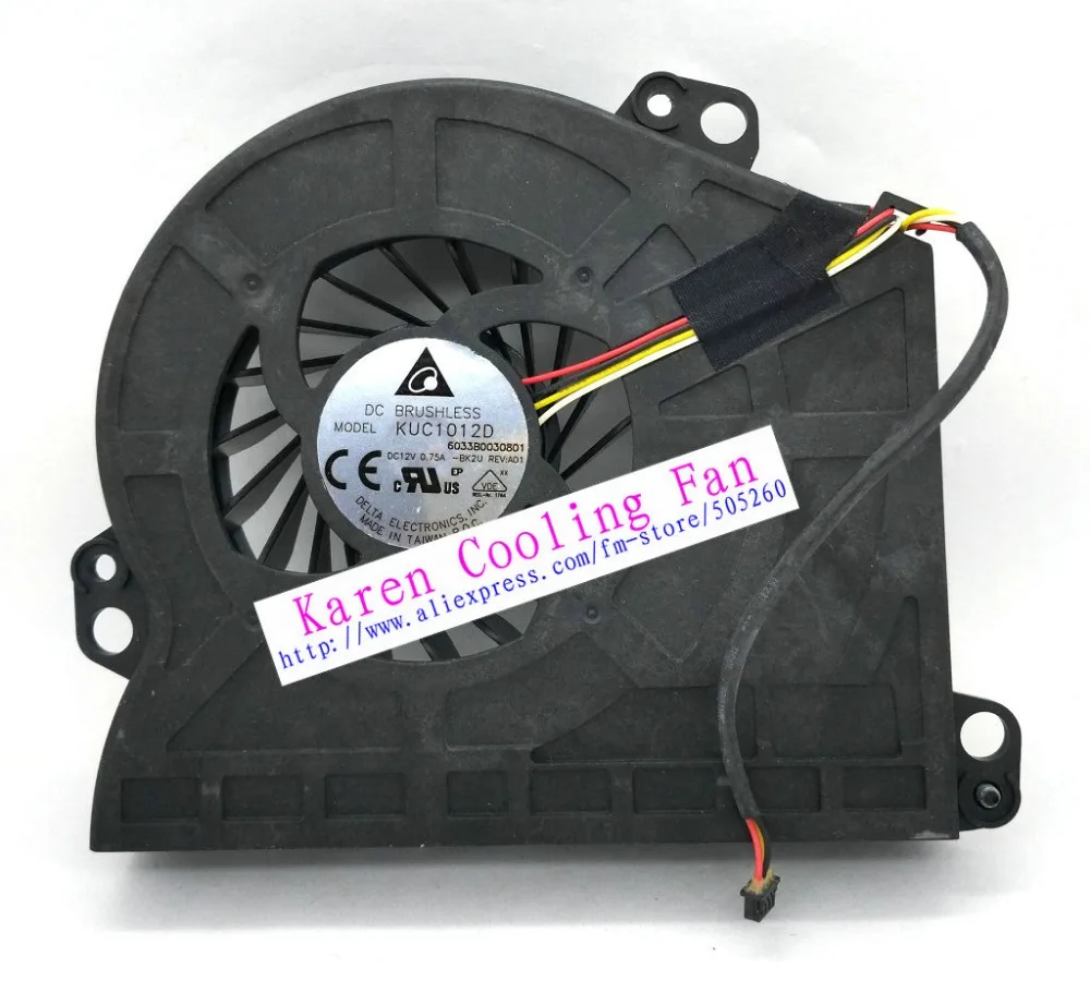 Delta KUC1012D BK2U 12 V 0.75A 6033B0030401 AVC BASA1225R2H 0.50A turbo ventilador de refrigeração Do Computador
