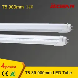 0,9 м светодиодные фонарики 900mm 14 W Светодиодная трубка CE SMD2835 T8 light tube