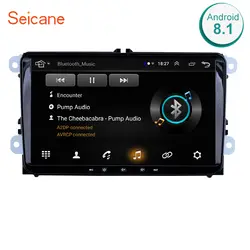 Seicane 9 дюймов 2Din Android 8,1 Универсальный радио автомобиль VW SEAT Leon Cupra Golf Passat b5 b6 CC Sharan поло Skoda Magotan EOS