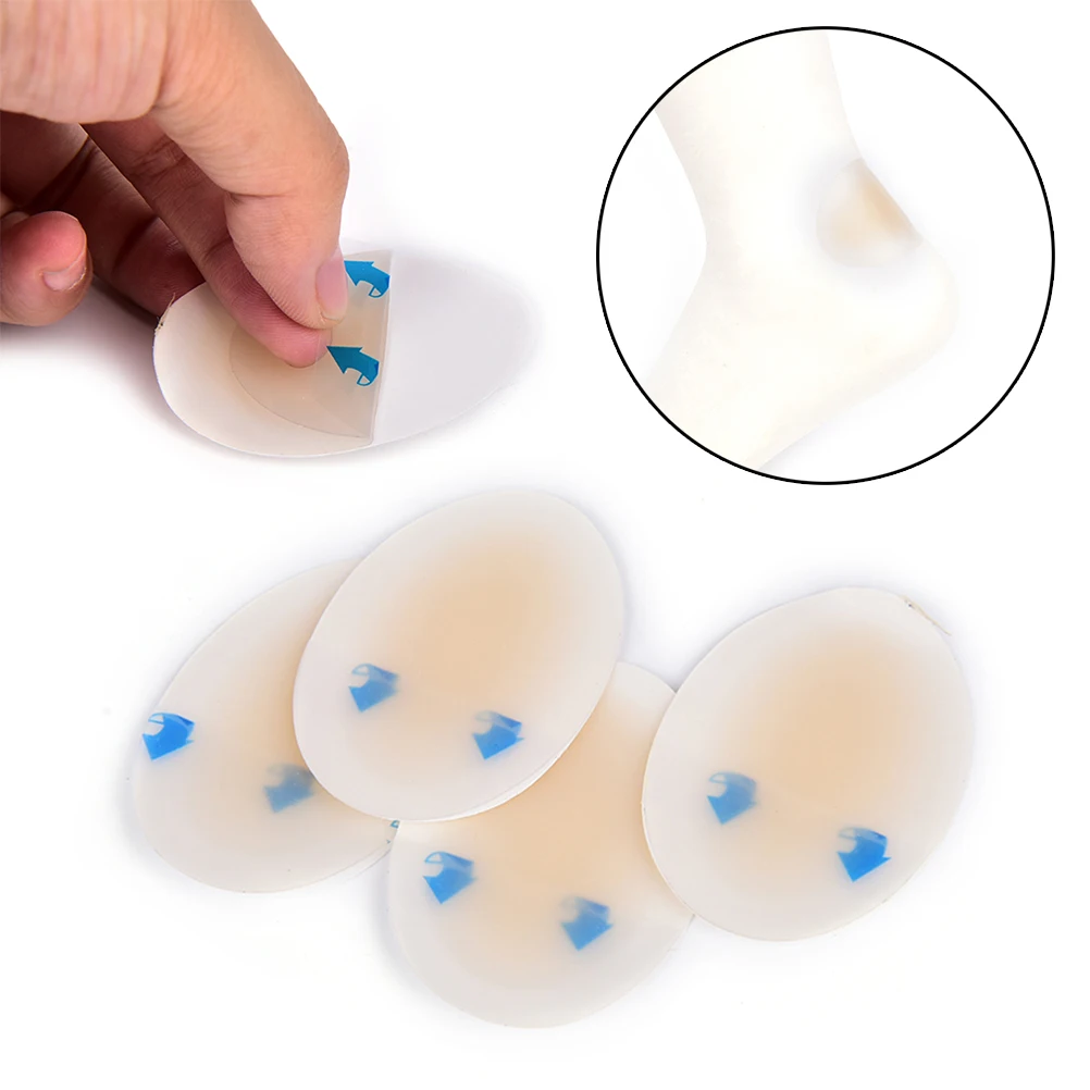 4 Pc Hydrocolloid Blister Plaster 5.5 x 3.7cm Foot Care Skin Hydrocolloid Plaster Blister for Heel Protector