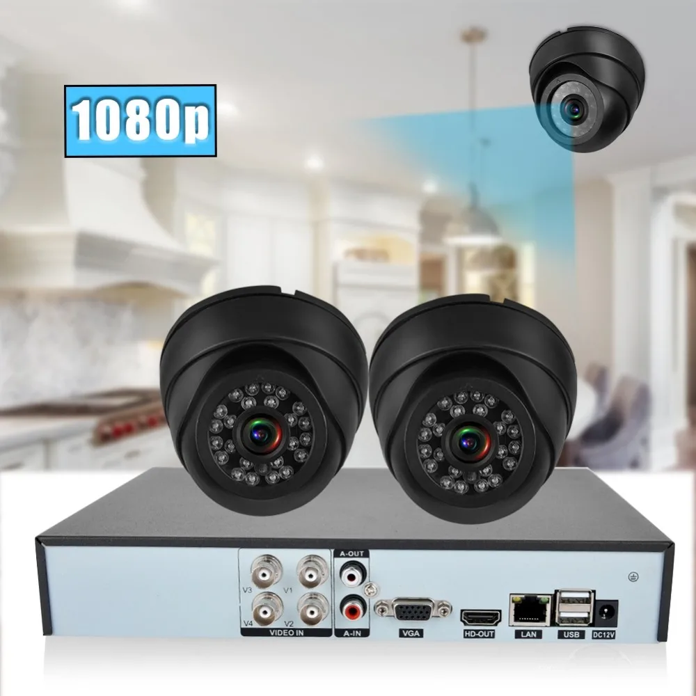 2CH ADH HD 200W1080P 5-в-1 ONVIF камера видеонаблюдения Система DVR Kit