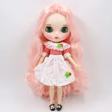 Blyth doll ледяная Одежда для куклы розовое платье Лолита наряды