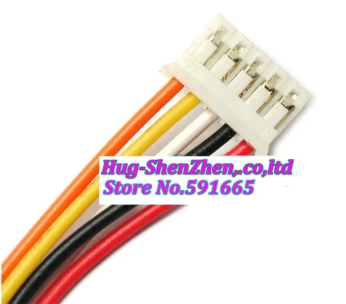 Новинка 100 шт./лот JST 2 0 мм PH2.0 PH 5 контактный фоторазъем с кабелем провод 24AWG|connector