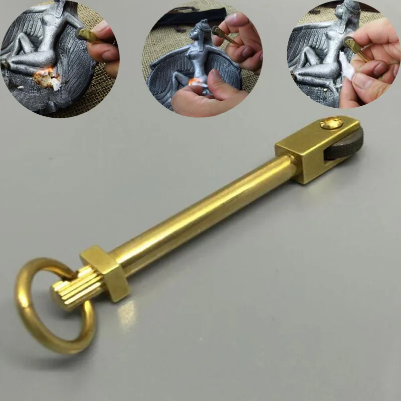 New products brass ignition fire EDC Outdoor Camping wheel Flint