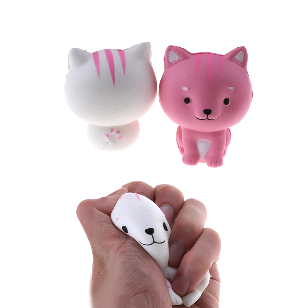 8.5 سنتيمتر امتداد نادر kawaii الخبز الحليب القط الصغير بطيئة المشرقة لعبة أطفال الكبار إغاثة الإجهاد سحر الهاتف المحمول الأشرطة