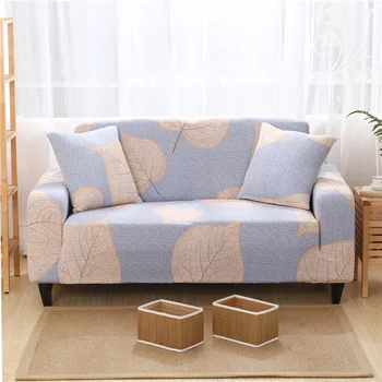 

Covers On The Sofa Fashion Four Seasons Slipcover Stretch Sofa Cover Flowers Pattren Couch Cover for Living Room