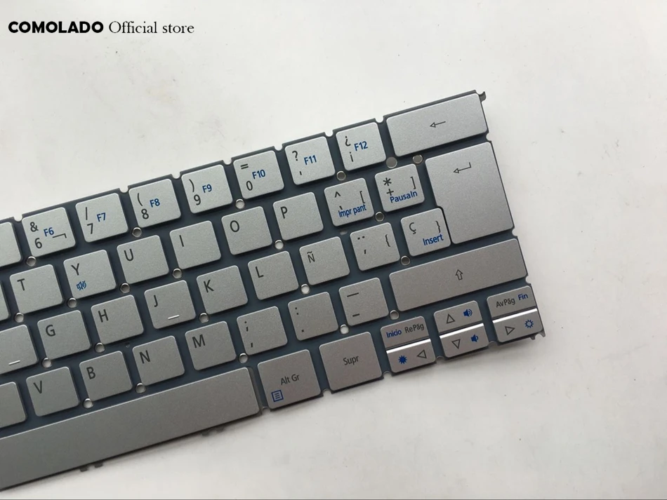 SP Spanish Keyboard For Acer Aspire P3-131 P3-171 P3-171-6408 P3-171-6820 Silver Without Frame laptop Keyboard SP Layout (2)