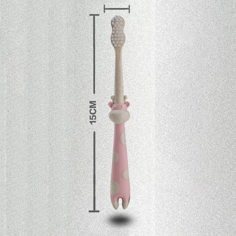 Милые животные корова мягкой щетиной зубы щеткой для детей зубов учебная зубная щетка ребенка за полостью Детская щетка