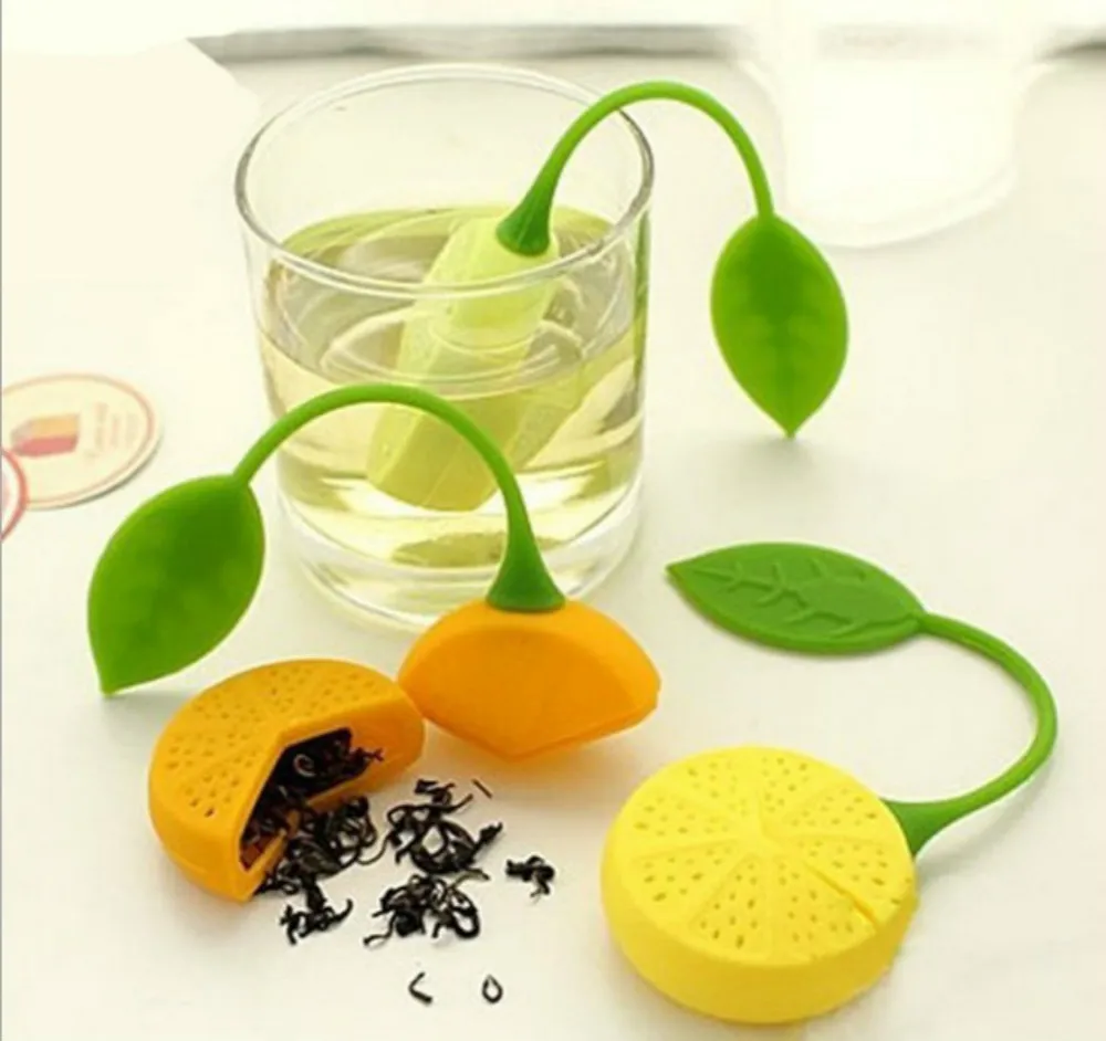

1pcs silicone Lemon Tea infuser kettle Loose Tea filter Strainer tea pot Herbal Spice Infuser Filter Tools
