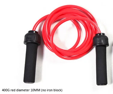 Утяжеляющая веревка для силовых упражнений, скакающая Толстая аэробная веревка для упражнений, скакающая по длине, регулируемое оборудование для фитнеса - Цвет: Красный