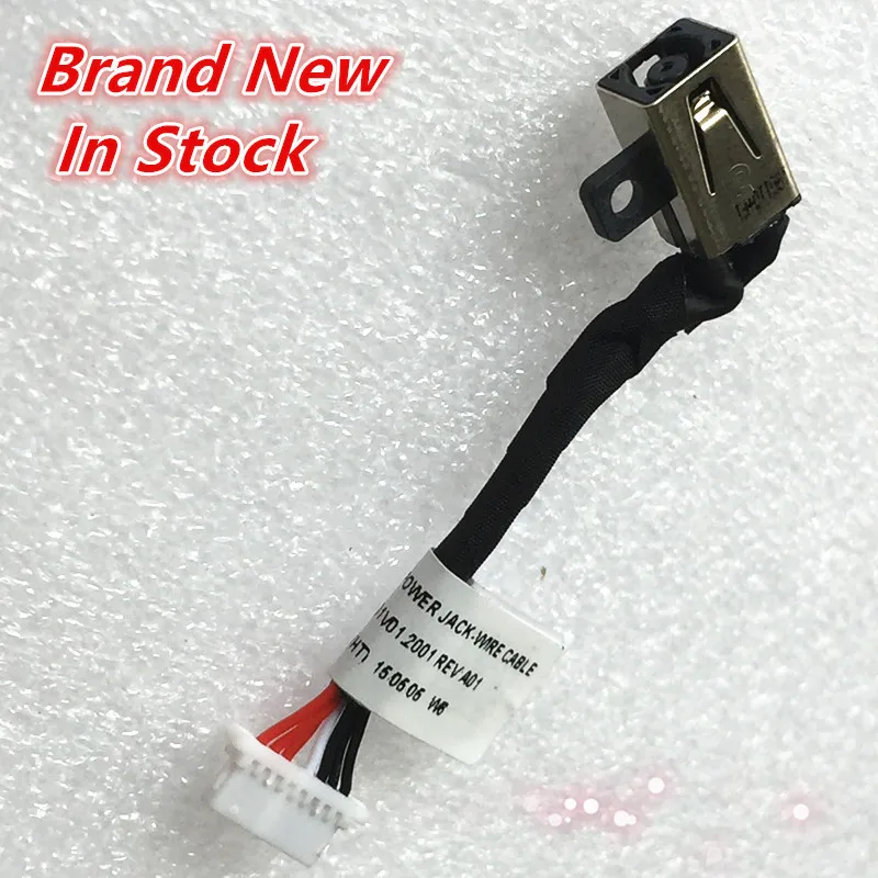 

New Laptop DC Power Jack Cable Socket Connector Port Charging Cable For Dell Inspiron 13 5368 5378 PF8JG 13 5000 P69G