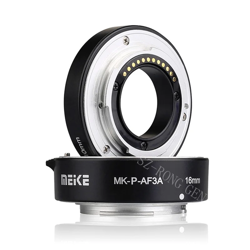 Meike MK-P-AF3A Макрос с автофокусом Удлинительное Кольцо AF Для беззеркальных камер Panasonic Olympus
