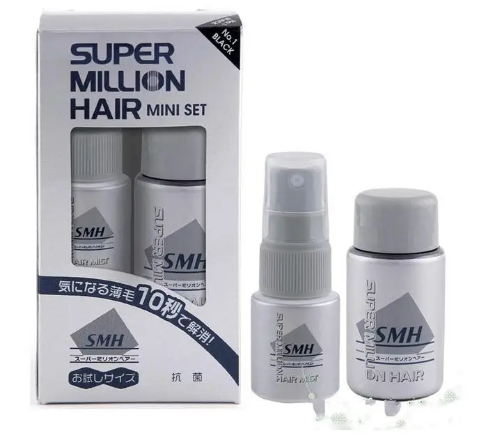 

Japanese original /Fiber denser SUPER MILLION HAIR / 5 g +15ML setting water
