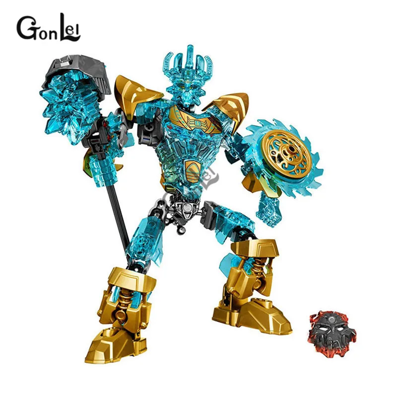 94Pcs BIONICLE Series Ekimu Umarak Storm action Figures 613 Building Block toys Compatible leGOING 71312 BIONICLE Blocks