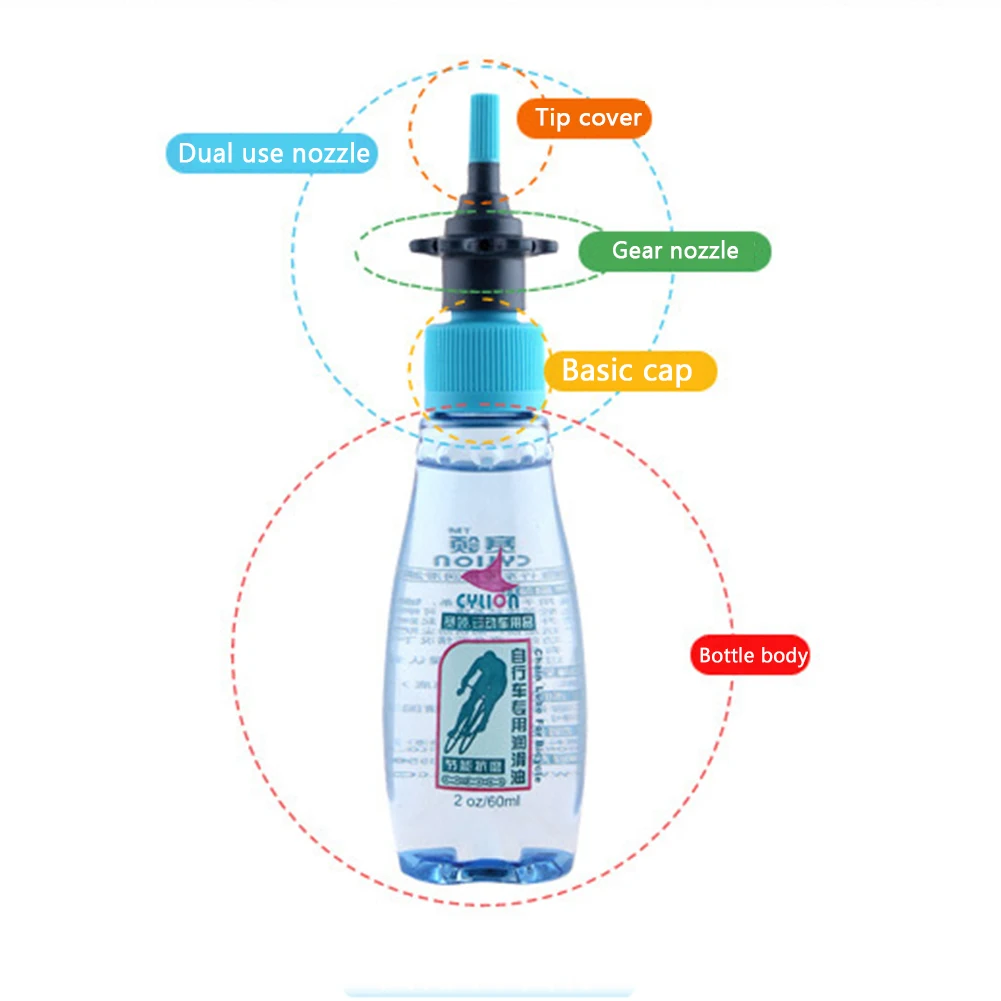 Sale 60ML Environmentally Friendly Lubricating Oil Chain Bearing Flywheel Lubricant Bicycle Drive System Parts Cleaning Lubricating 8