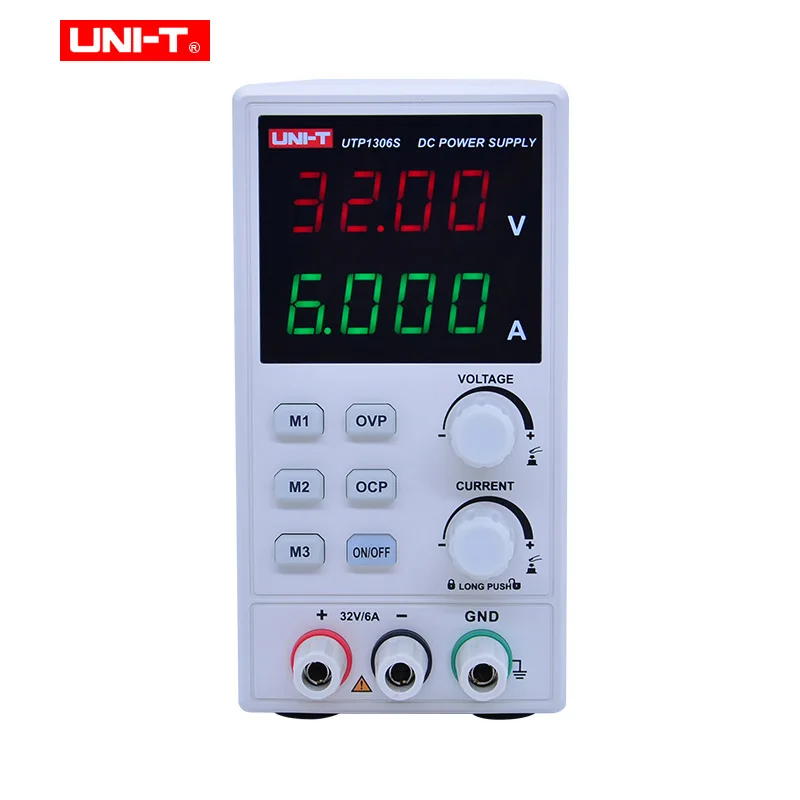 UNI-T UTP1306S DC Питание переменной, 32 V/6A Регулируемый переключения регулируется Питание цифровой с зажимы типа «крокодил»(220 V 50Hz