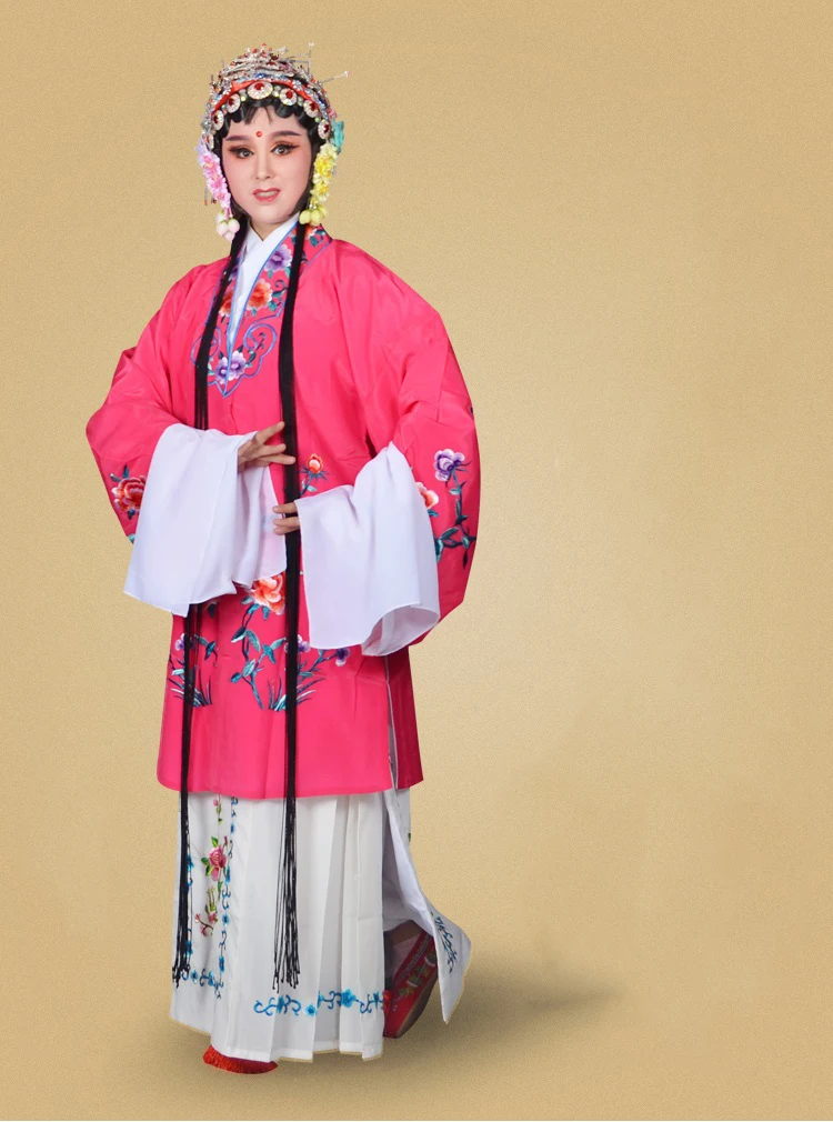 Вышивка цветы китайский сценическая одежда с длинными рукавами женщина Классическая Одежда для танцев Пекинская опера костюм сценическая одежда