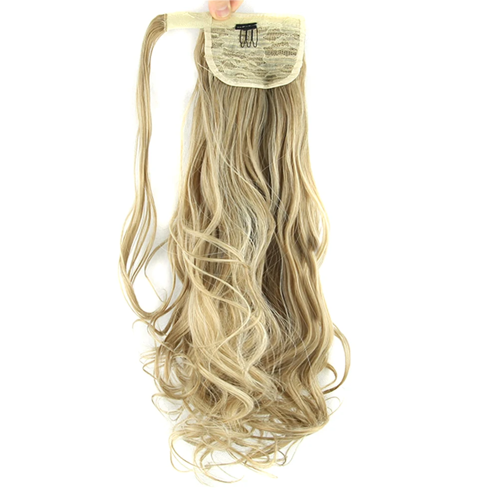 Soowee Curly Synthetic Hair Wrap Ponytails Clips In Hair Extension ...