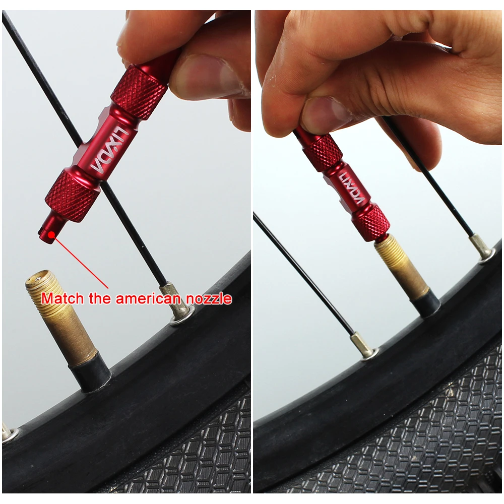 Lixada велосипедный клапан ключ для удаления сердцевины алюминиевый сплав велосипед Presta клапан демонтаж инструмент для удаления