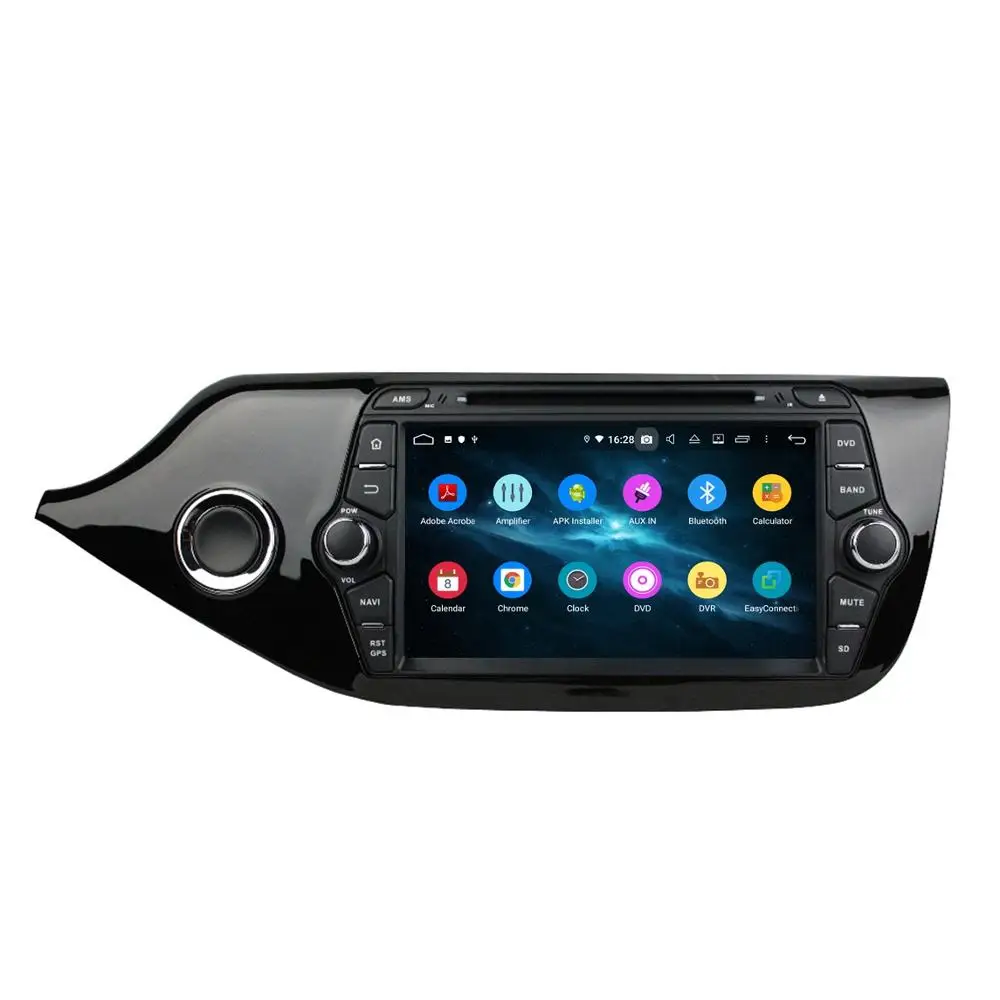 Sale IPS Android 9.0 Octa Core 2 din 8" Car DVD GPS for Kia ceed 2013 2014 2015 2016 Radio 4GB RAM Bluetooth WIFI 32GB ROM USB DVR 1
