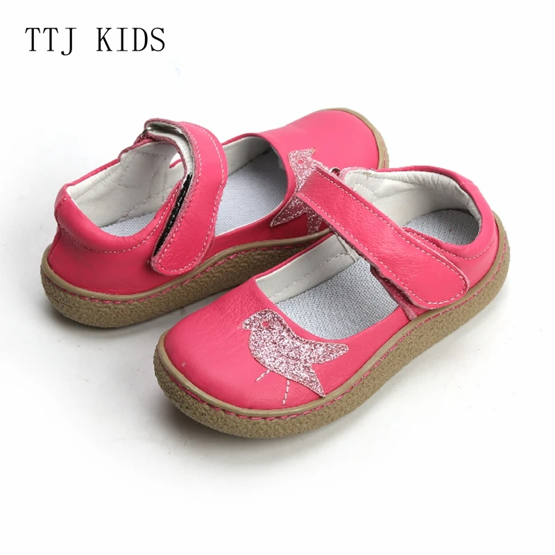 COPODENIEVE Top Brand Quality Genuine Leather Children toddler girl kids Shoes For Fashion Barefoot Sneaker Mary Jane Free Ship