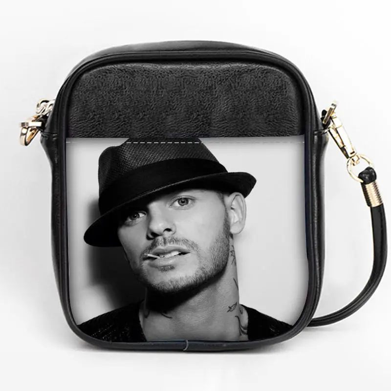 Новая мода М. Pokora Sling Bag пользовательские Для женщин Слинг сумки на ремне кожа мини девушки Tote вечерние сумка DIY Sling Bag - Цвет: 16