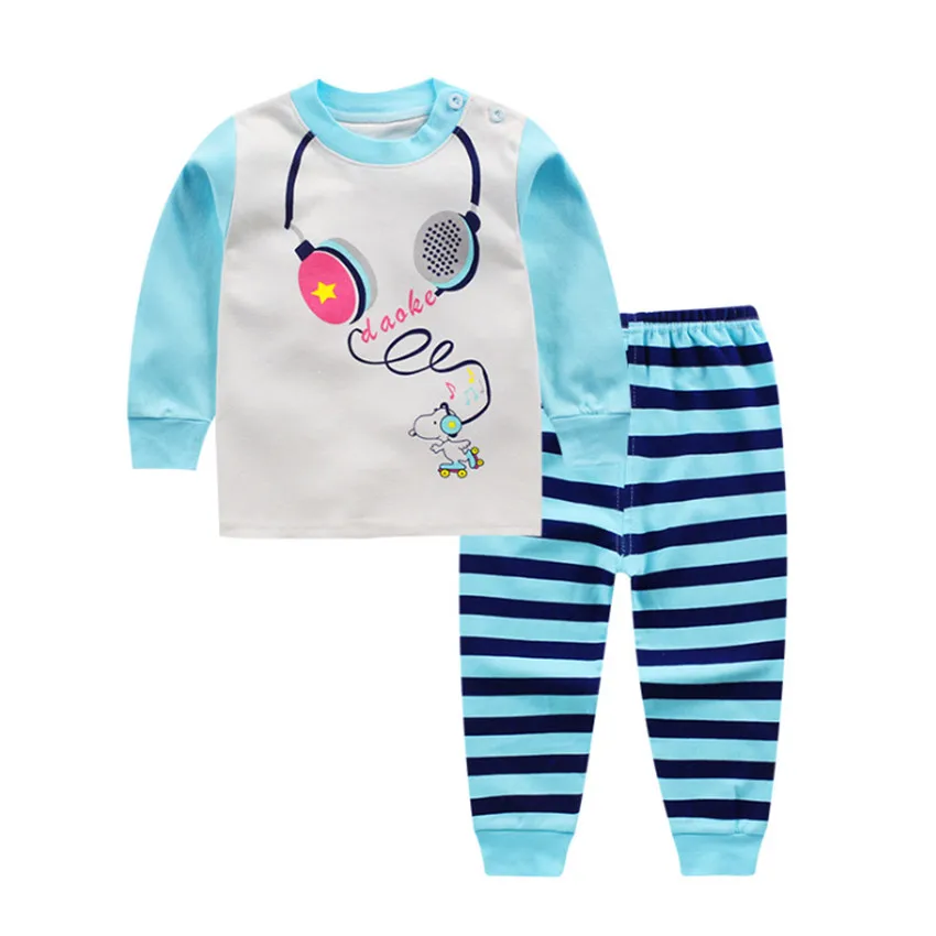 

Baby Boy&Girl Clothes Winter Infant Cartoon Clothing Long Sleeve Tops + Pants Newborn Baby Girl Clothes Kids Bebes Pajamas Suits